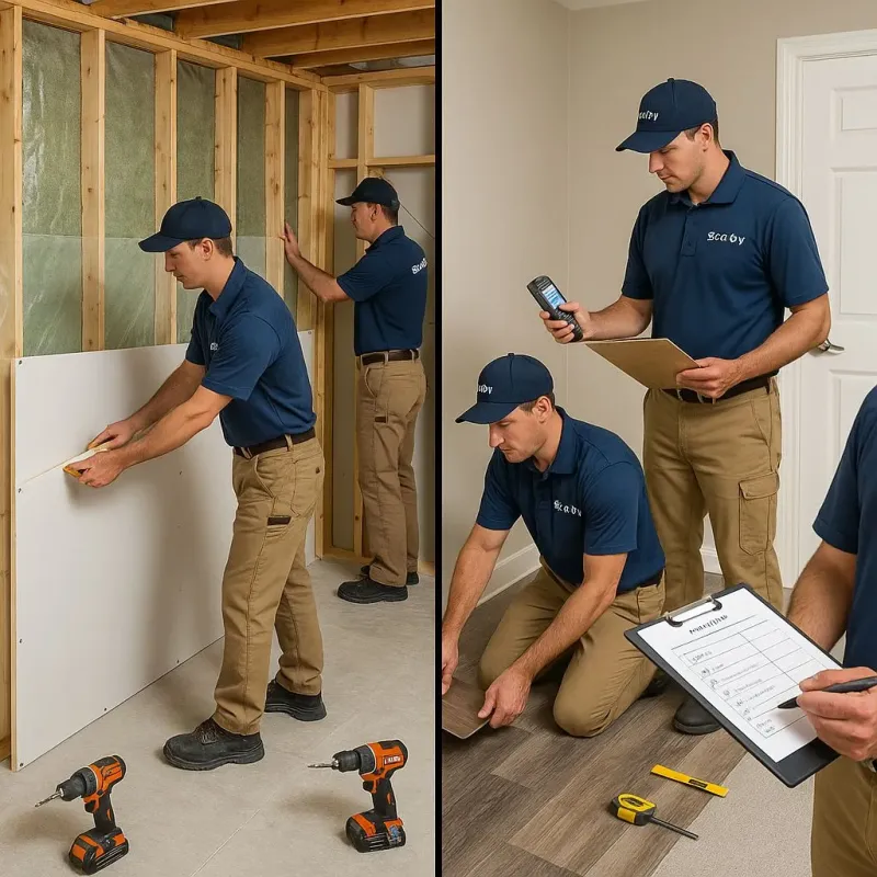 Repairs and Reconstruction process in Contoocook, NH